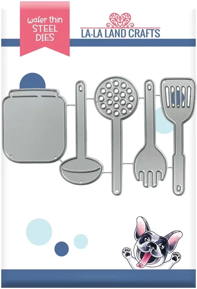 Cooking Utensils Pot Pan Envelope Metal Cutting Dies Clear Stamps For DIY Scrapbooking Supplies Handmade November New 2025