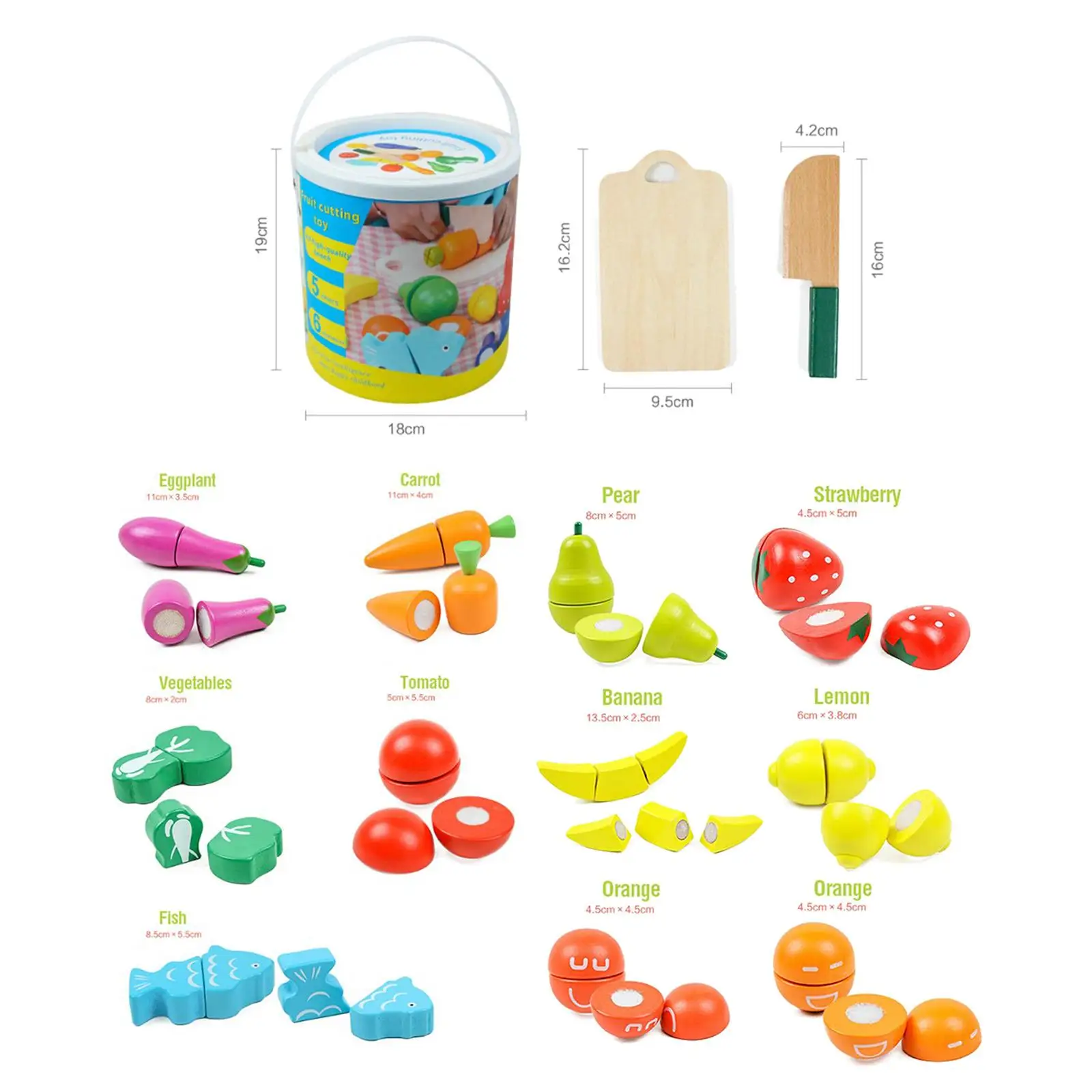 

Pretend Kitchen Toys Play Food Toy for Boy Girl Ages 1-3 Years Old Toddlers