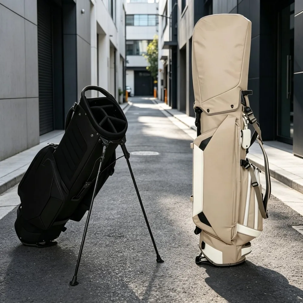 

New Korean Golf Club Bag, Waterproof Large Capacity Golf Bag, Unisex Portable Golf Equipment Storage Bag for Men Women