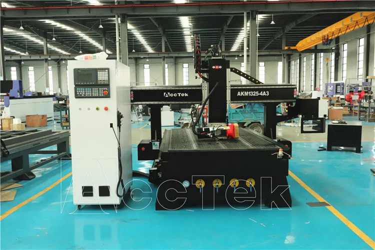 ส่วนลด 1325 1530 4 แกน CNC ไม้ Router เครื่องกัดอิตาลีแกนสําหรับเฟอร์นิเจอร์ประตูตู้และงานไม้