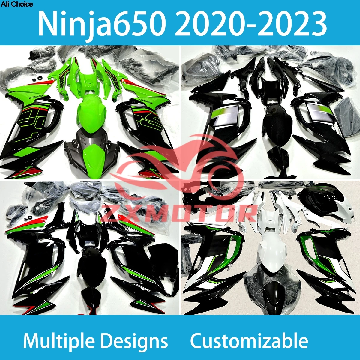 

Обтекатели мотоцикла для Ninja 650 2020 2021 2022 2023, комплект обтекателей кузова Prime ER-6F 20-23