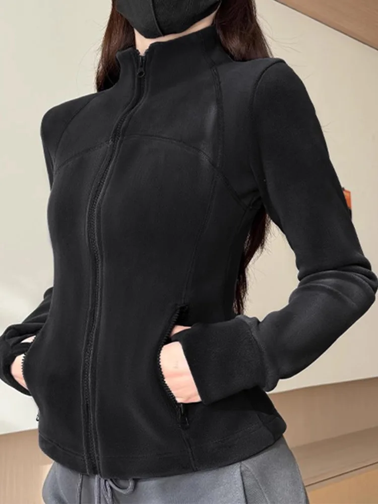 

Флисовая толстовка без шляпы, женская толстовка с круглым вырезом, летняя японская стильная милая нерегулярная текстура, легкий укороченный минимализм, шикарные Ins