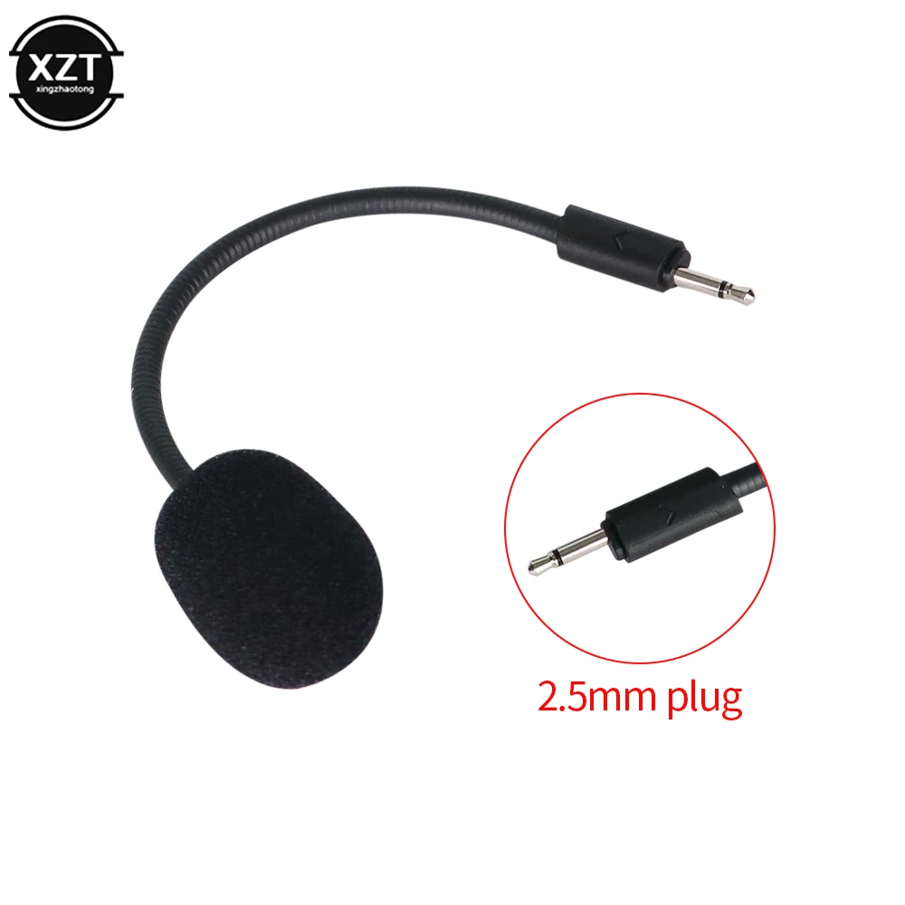 1pcs Replacement Game Mic 2.5mm Nickel Plated Straight End Microphone for JBL Q100 Quantum Storm Game Headset Microphone