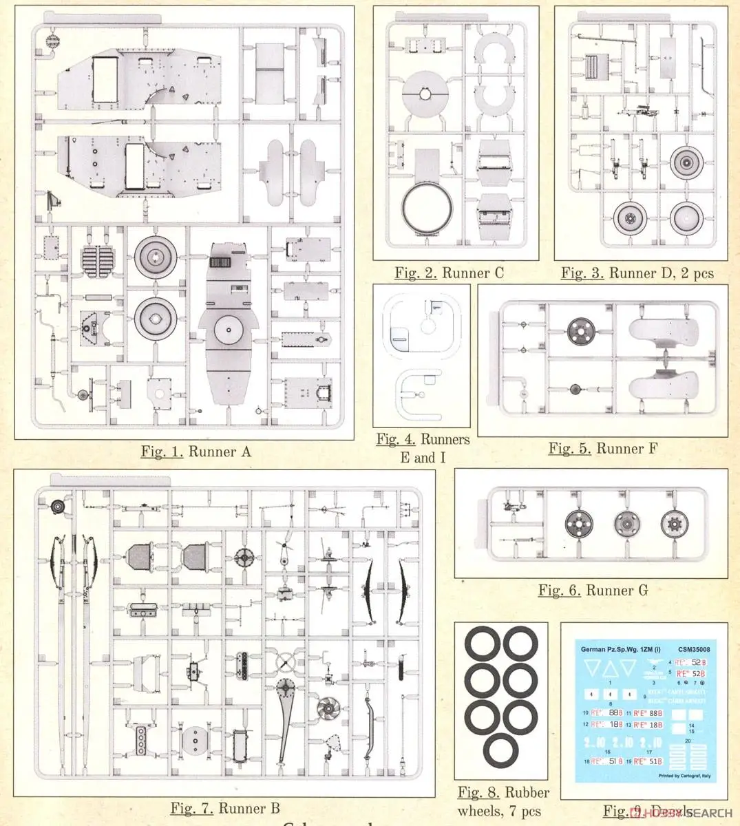 Copper State Models CSM35008 1/35 German Pz.Sp.Wg. 1ZM (i) Model Kit