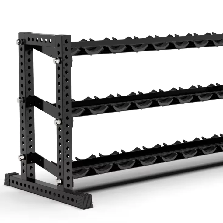 

Тренажерное оборудование для тренажерного зала 3-слойная стойка для гантелей из китайского фабрики