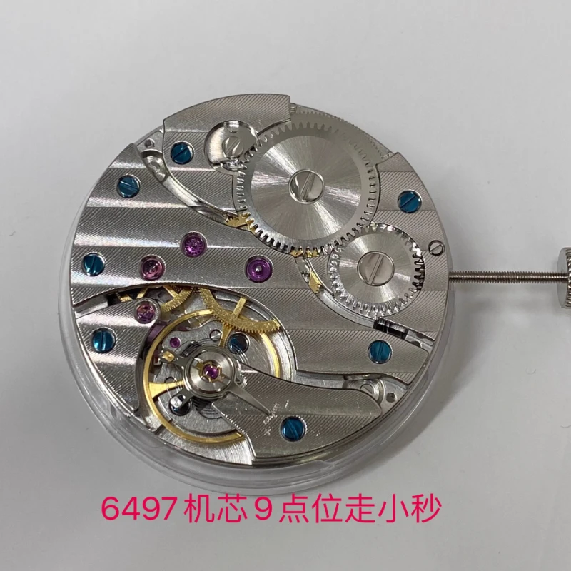 Watch accessories, new domestic 6497 Seagull ST3600 movement, manually wound at 9 o'clock and walked in small seconds