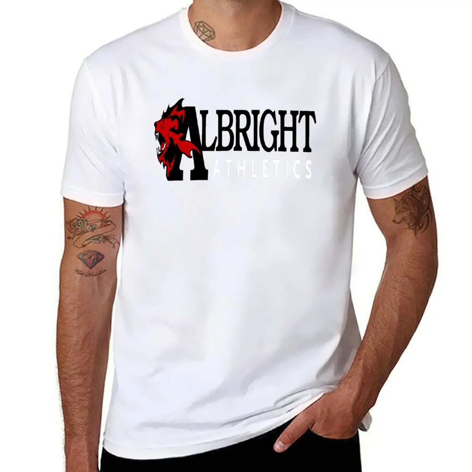

albright college T-Shirt man t shirt summer man t shirt luxury T-Shirt