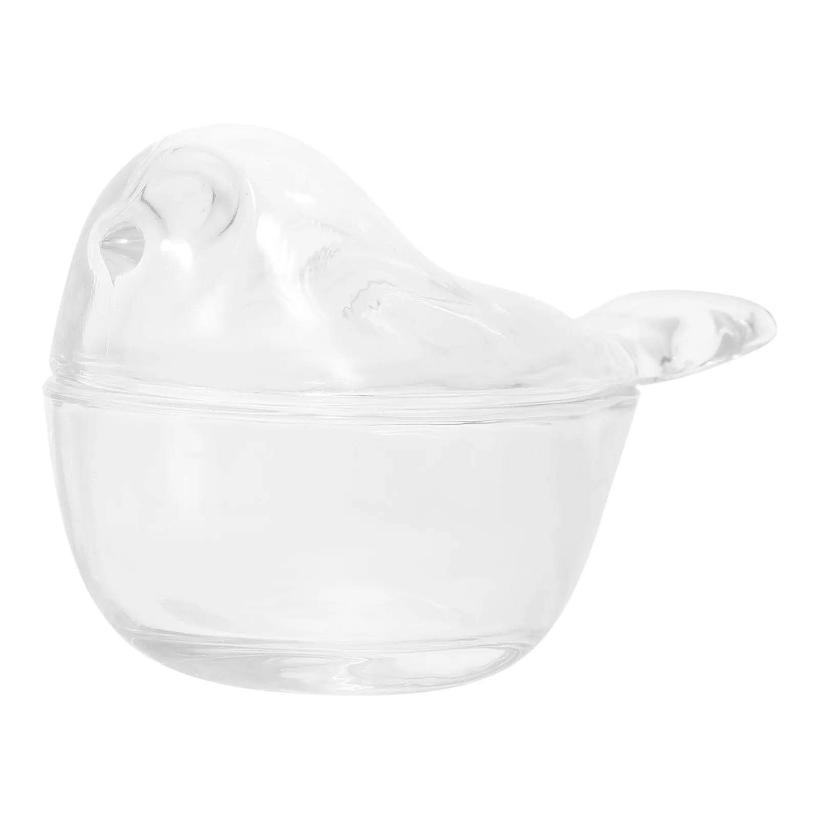 

Стеклянный органайзер для украшений с дизайном птицы, многофункциональный контейнер для колец, ожерелий и серег, стильное настольное украшение, шикарный держатель для ювелирных изделий