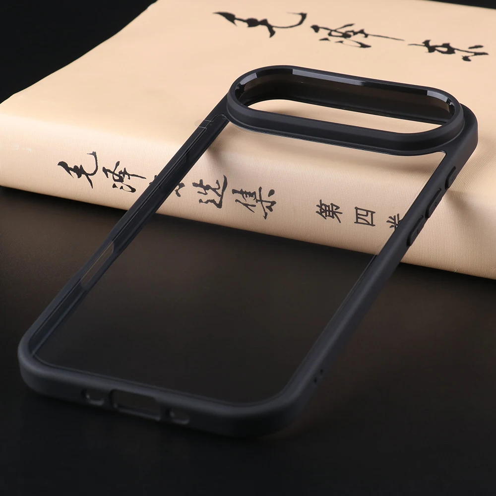UGOjP For iPhone 17 Air Case Men Women Anti-drop Transparent Phone Case Shockproof TPU Frame Clear Thin Protective Back Cover - náhled 2