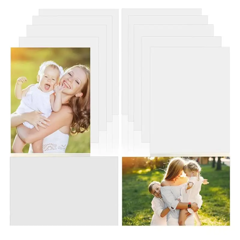 ABKW-Sublimation Aluminum Photo Blanks,6X8 Inch Sublimation Photo Blanks - 20Pcs Sublimation Picture Metal Blanks For Bedroom