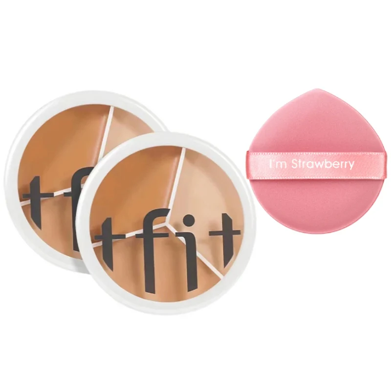 TFIT 3 Colors Concealer Palette Professional Makeup Face Eye Contour Face Spot Concealer Dark Circle Correcting Face Makeup