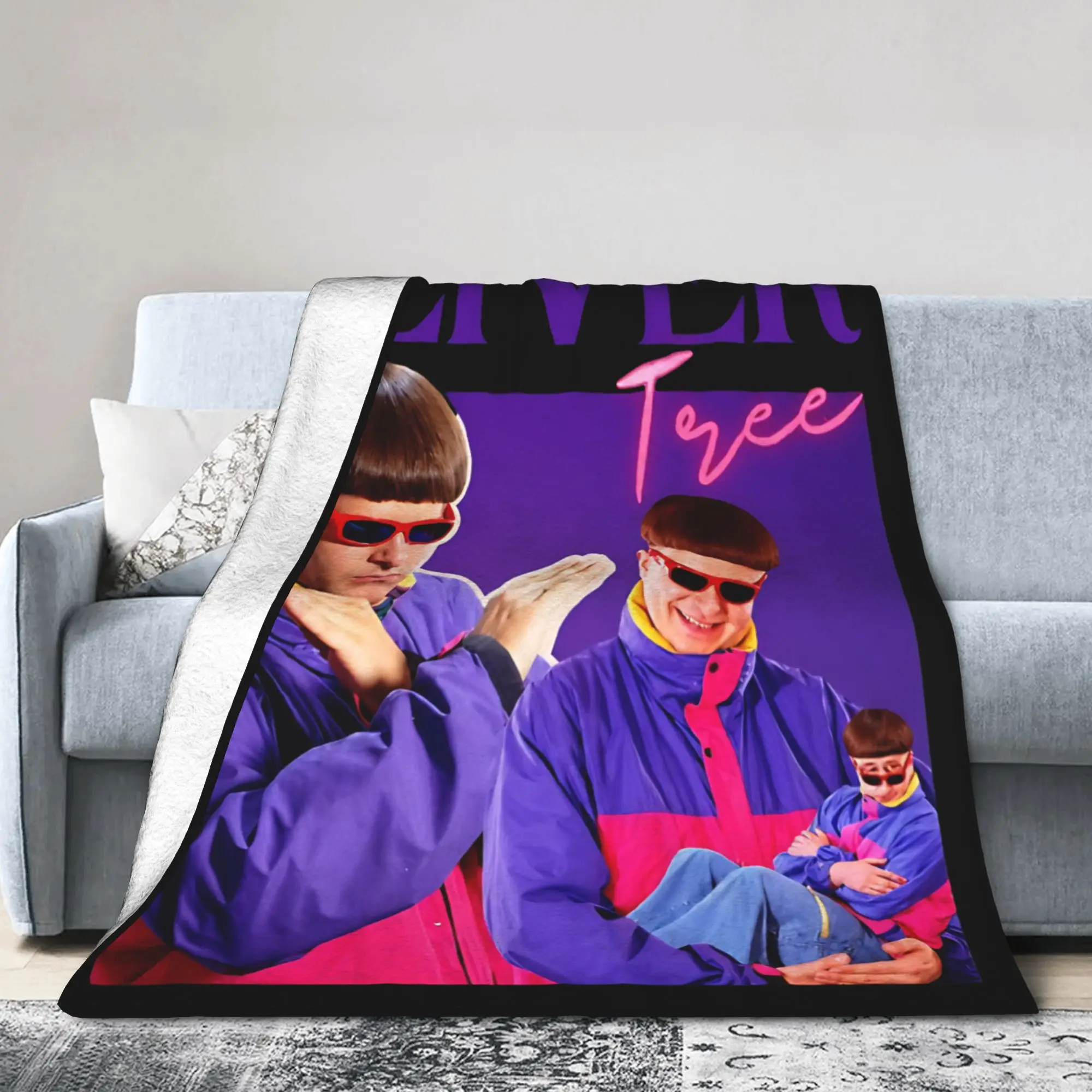 Oliver Tree Rest In Peace 1993 to 2026 Memorial Blanket  Wool Funny Soft Throw Blanket for Bedding Lounge Summer