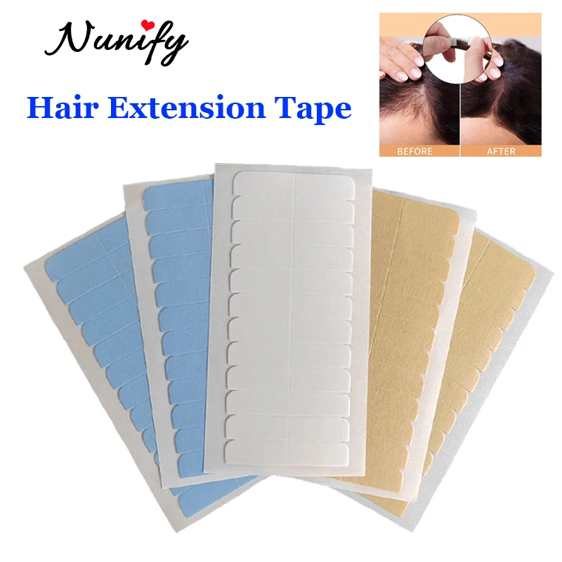 

Straight Hair SystemsTape Brown Hair Double Sided Extension Tape For Replacement No-Residue Adhesive Tape 12Pcs/Sheet Waterproof