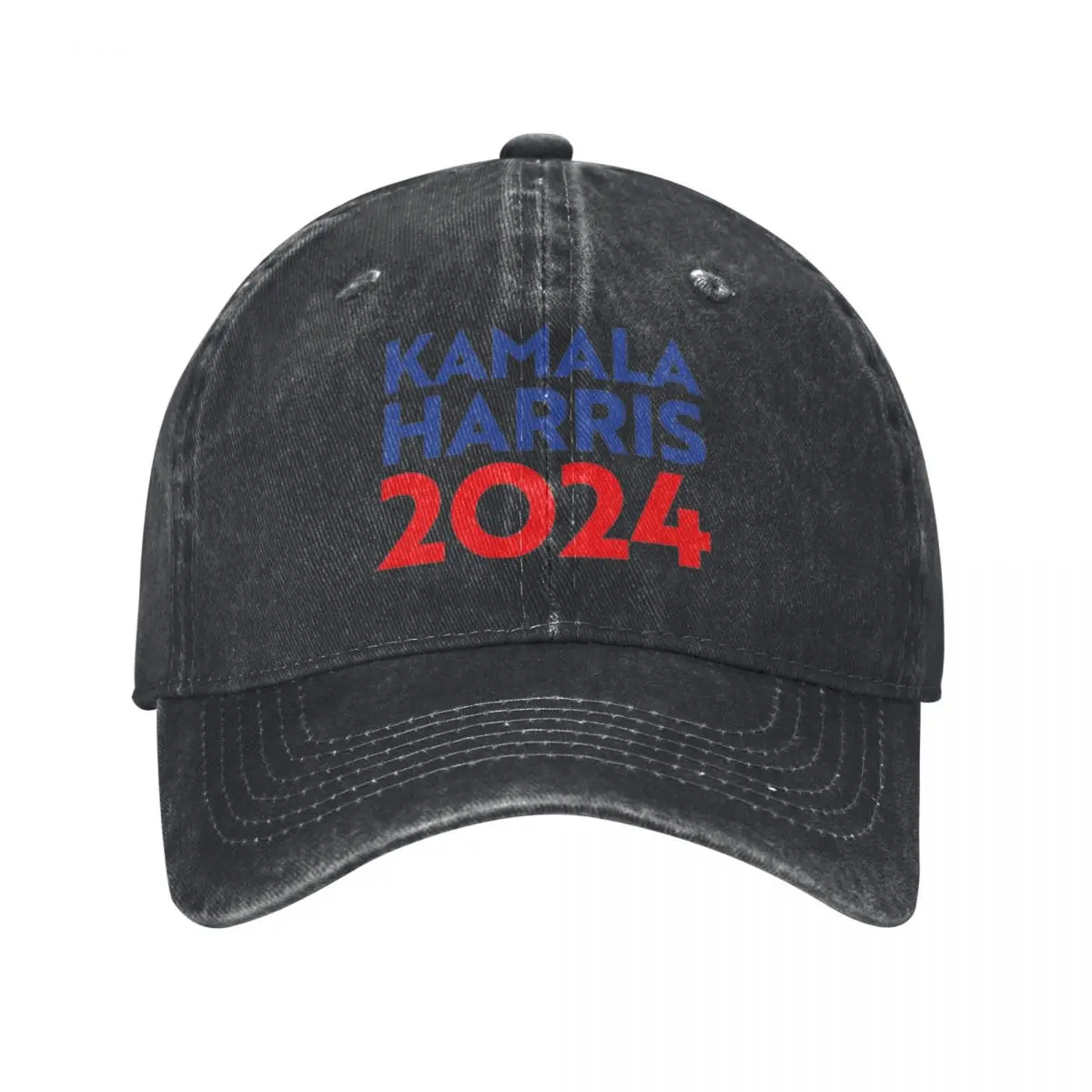 Kamala Harris 2024 Baseball Caps Casual Distressed Washed Headwear for Men Women Outdoor All Seasons Travel Hats Cap