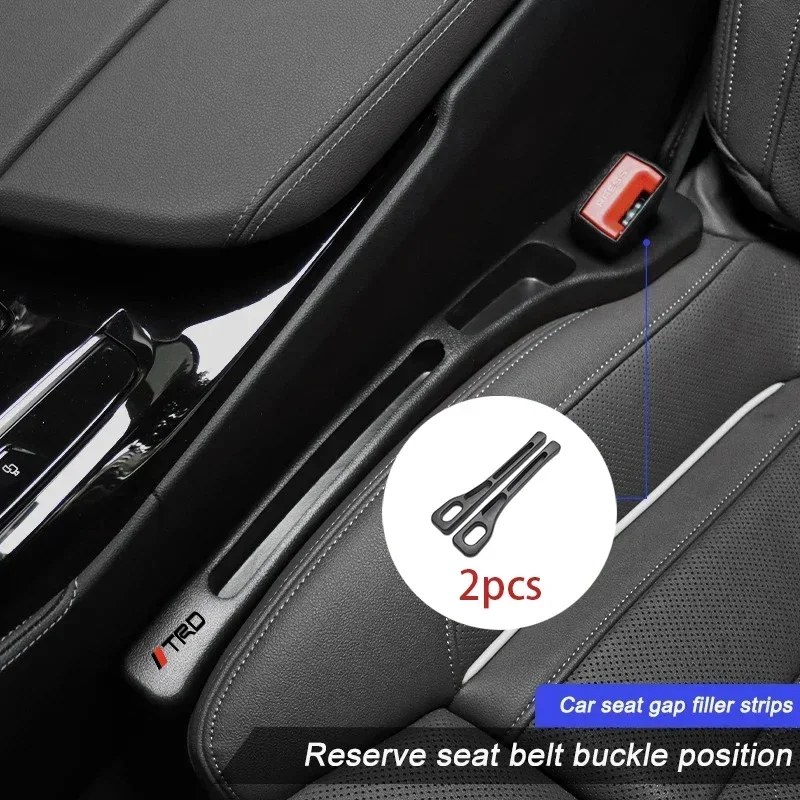 Car Seat Gap Filler Organizer Car Seat Gap Anti-leak Stopper Strip For TRD TOYOTA Crown Reiz Alphard Yaris Vitz GT86