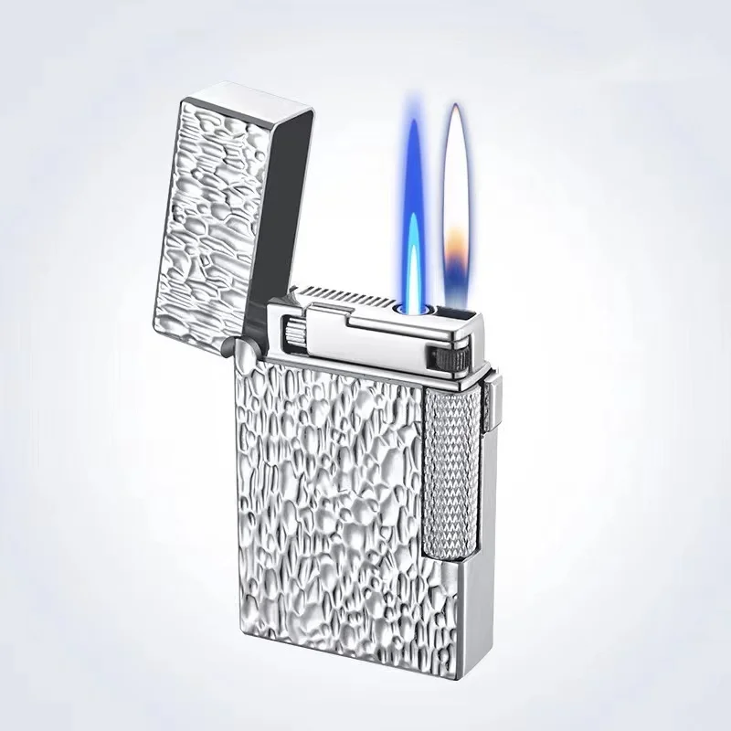 Nice and Loud Sound, Double Fire Switching Resin Series Inflatable Lighter, New Hot Style Gift Lighter Cool Gifts for Men