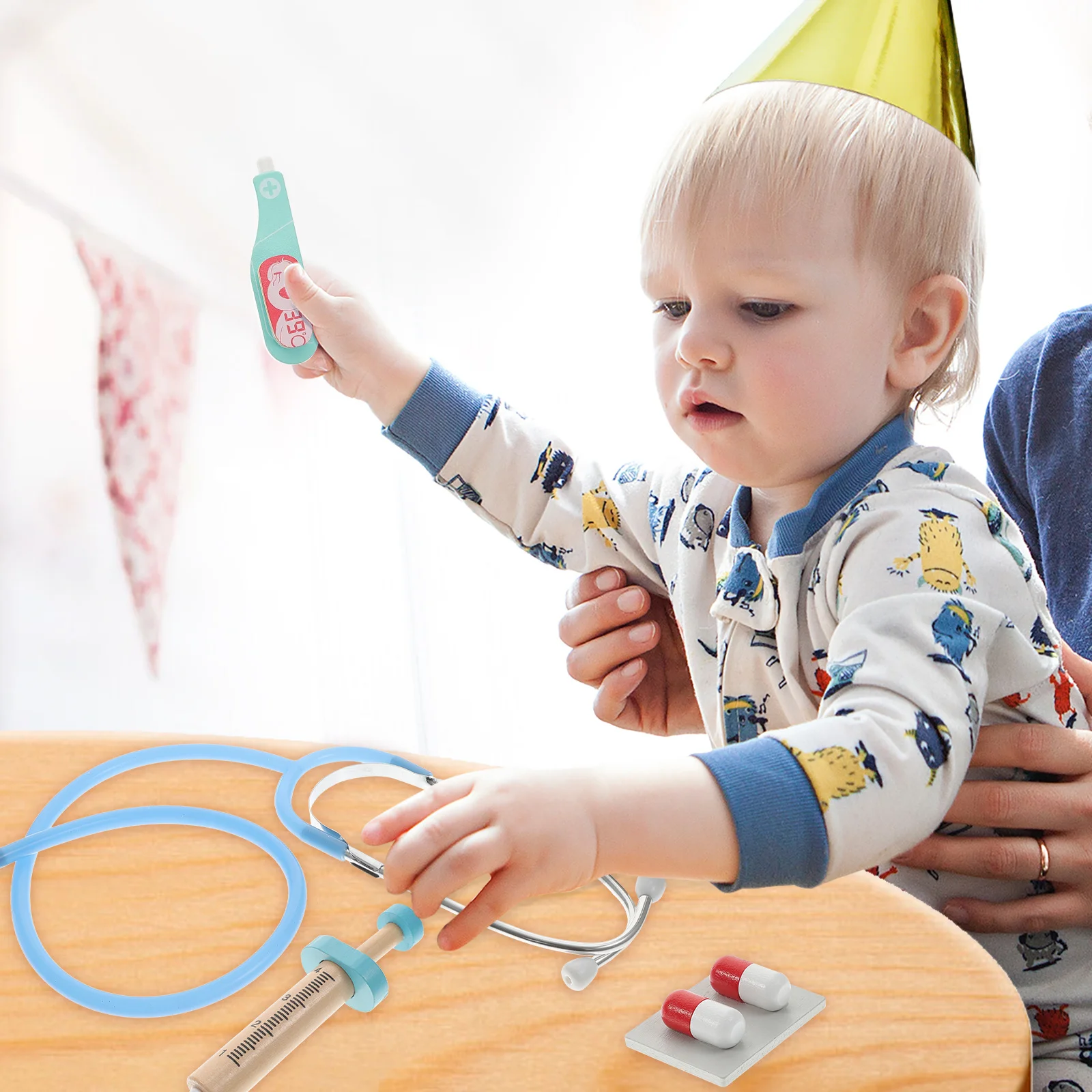 

1Set Toddler Doctor Pretend Play Kit Compact Portable Kids Role Play Set Enhance Creativity Imagination Learning Fun