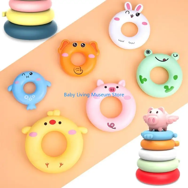 P31c ngăn xếp ngăn xếp cho trẻ xây dựng khối lượng trò chơi cân bằng bé DIY đồ chơi