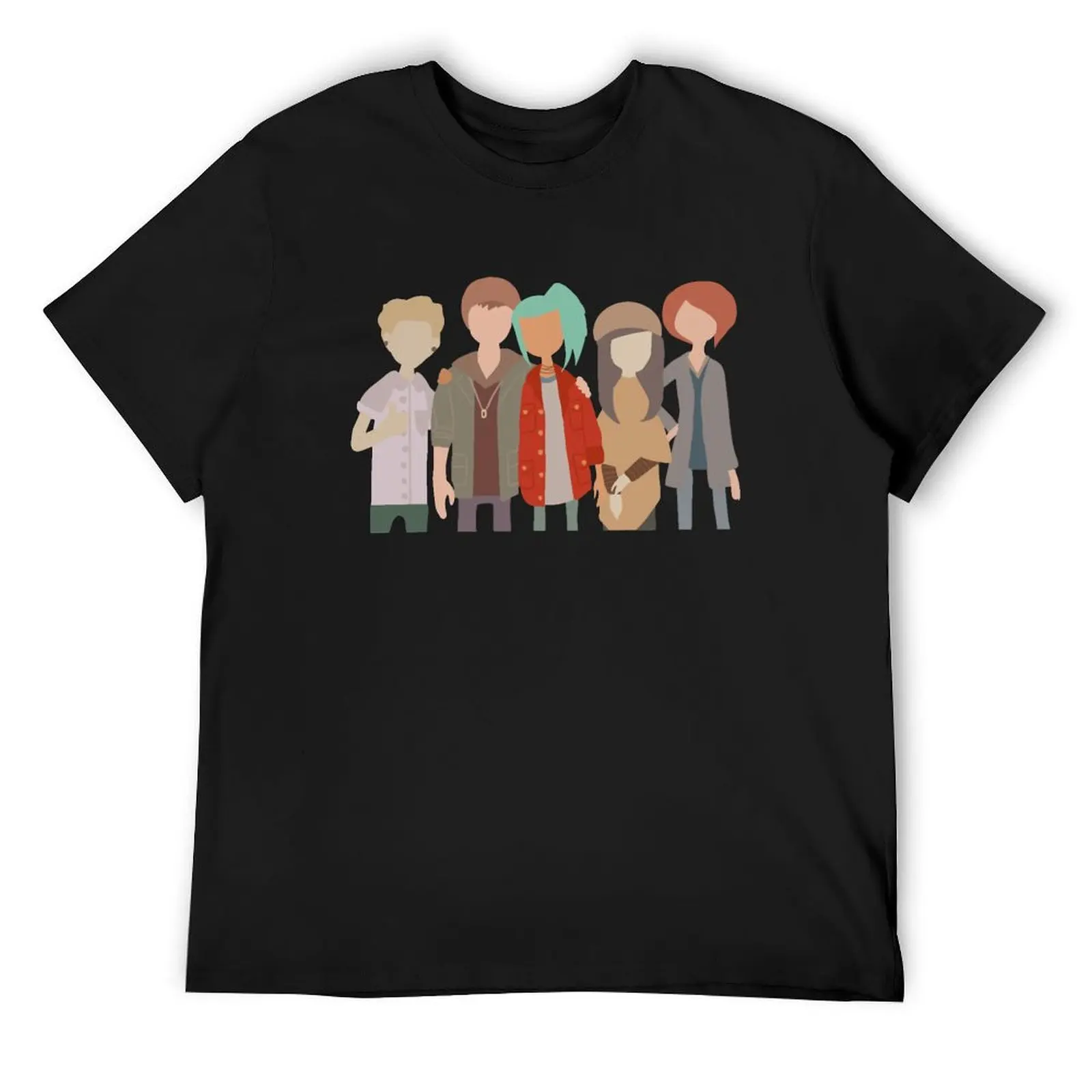 Oxenfree Alex, Ren, Jonas, Nona, and Clarissa T-Shirt vintage t shirts anime clothes new edition blacks plain black t shirts men