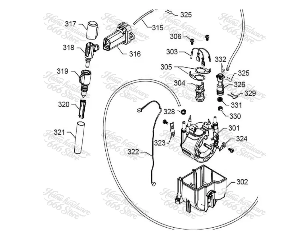 Applies To  Coffee Machine EP2121 2124 2221 1221 3221  Foam Assembly, Milk Foam, Accessories