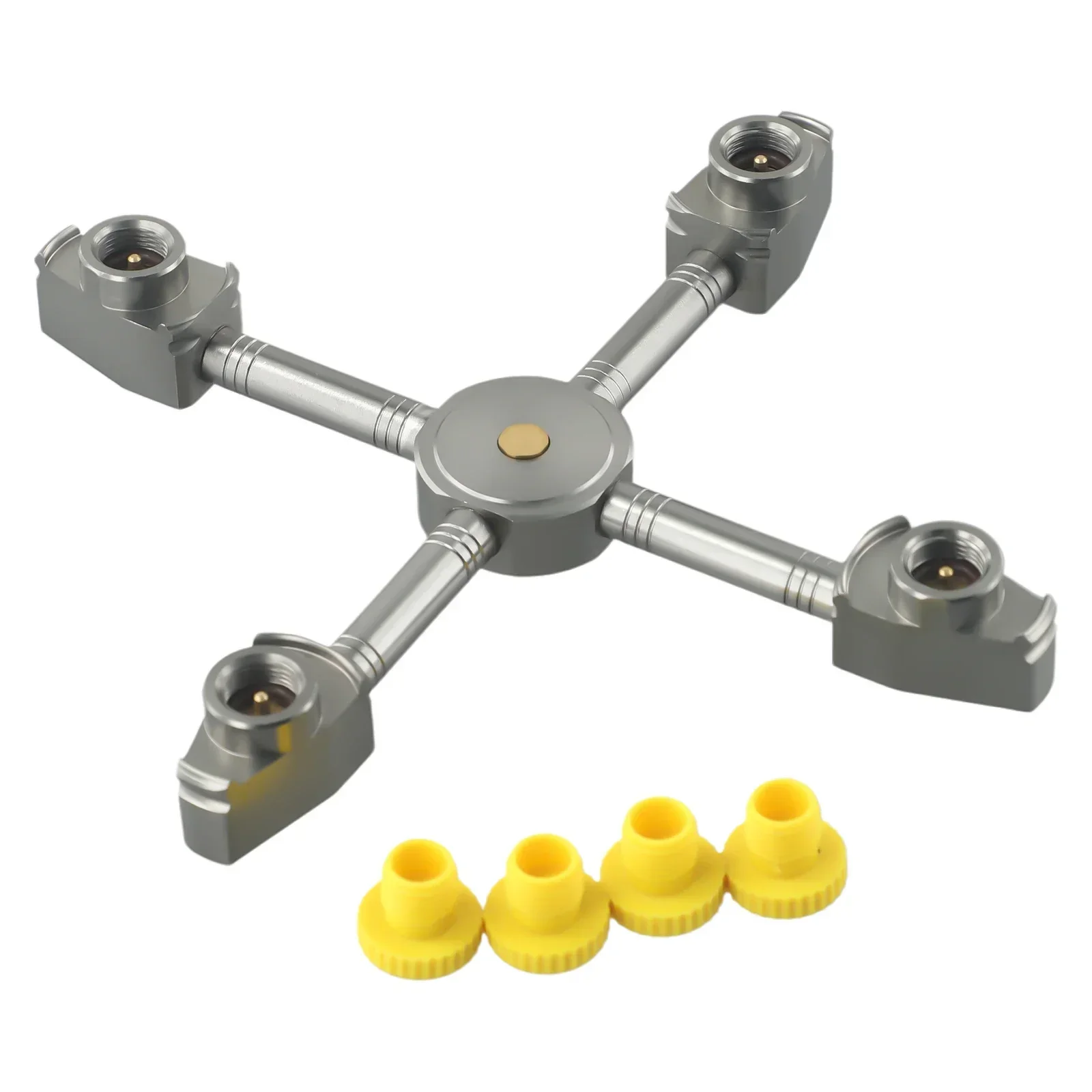 Convenient Gas Distributor Tank Extension Connector  Collects 4 Gas Tanks  Ensures Long Term Use Camping Stove Adapter