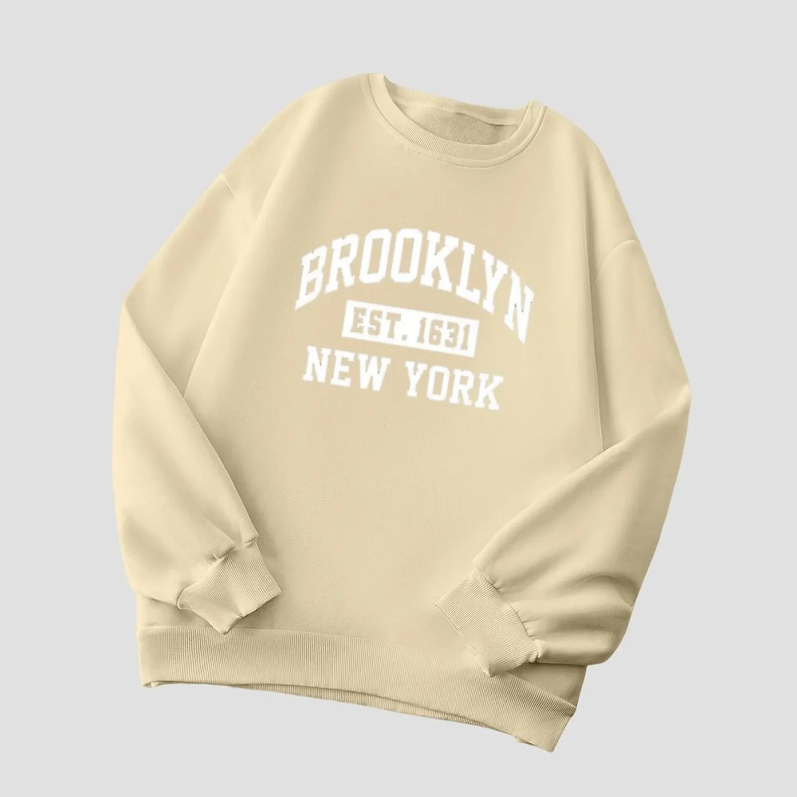 بلوزات نسائية برقبة دائرية بلوفرات رياضية غير رسمية فضفاضة مريحة مخملية بأكمام طويلة سترة شتوية ملابس نسائية 2025 #3