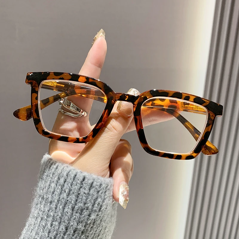 Anti-blaues Licht-Lesebrille für Damen, quadratischer Rahmen, kleiner Rahmen, Lesebrille für Herren, 2209