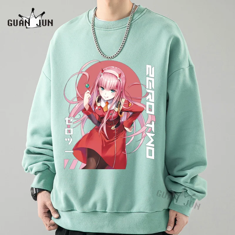 

Толстовка с капюшоном Waifu Zero Two 02 из аниме «любимый в Фране», топы, свитшоты, кофты, толстовки, хлопковый пуловер унисекс
