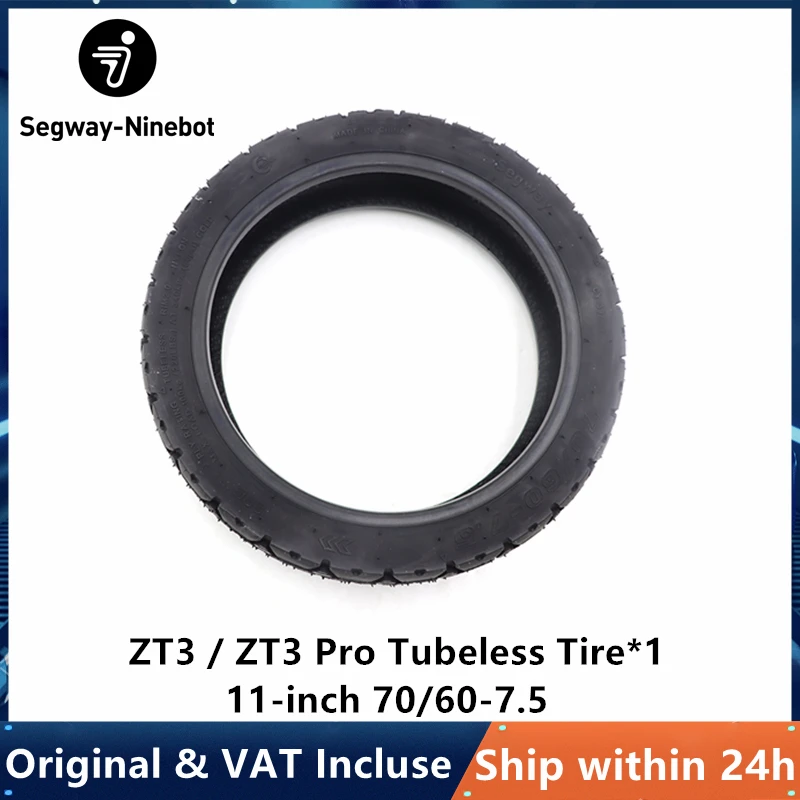 EU-Lagerbestand Originalreifen für Ninebot By Segway ZT3 / ZT3 PRO Smart Elektroroller 11-Zoll 70/60-7.5 Vorder- und Hinterrad Offroad-Reifen Radteile
