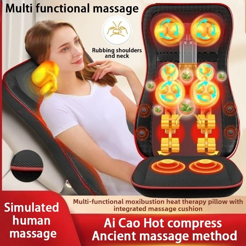 

Multi functional cervical massager all designed for massaging the neck waist back and home use electric pillows massage cushions