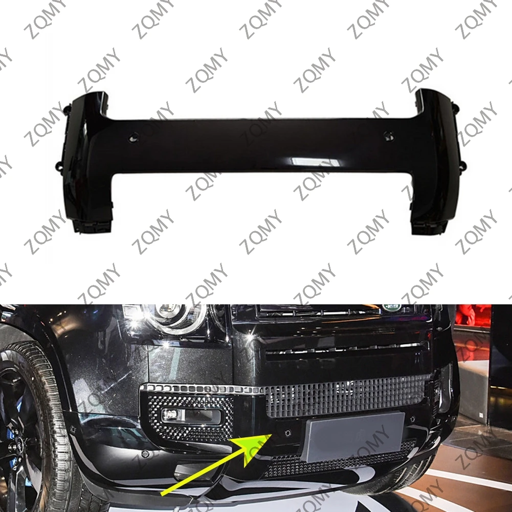 

Car Center Section Front Bumper Board Protector Cover For Land Rover Defender 90 110 130 2020 2021 2022 2023 2024