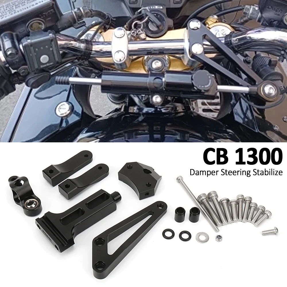 

Motorcycle Steering Damper Stabilizer Mount Bracket Mount Kit For Honda CB1300 CB 1300 2003-2011 cb1300 Accessories