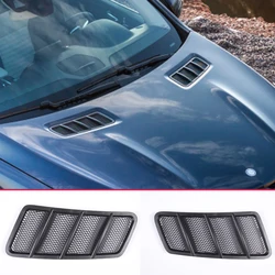 For Mercedes Benz ML GL GLE GLS W166 Car Front Hood Air Conditioning Vent Frame Decoration Sticker Trim Replacement Accessories