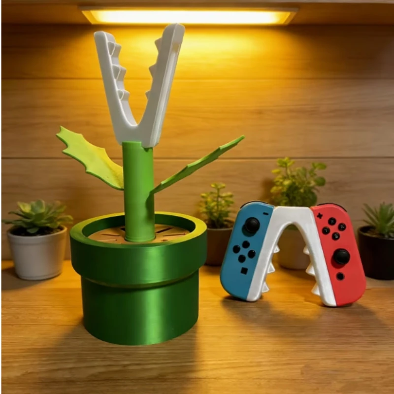 Chomper Figurines Home Decor Sculpture Game Console Controller Holder Rack Computer Desktop Model Decoration ﻿