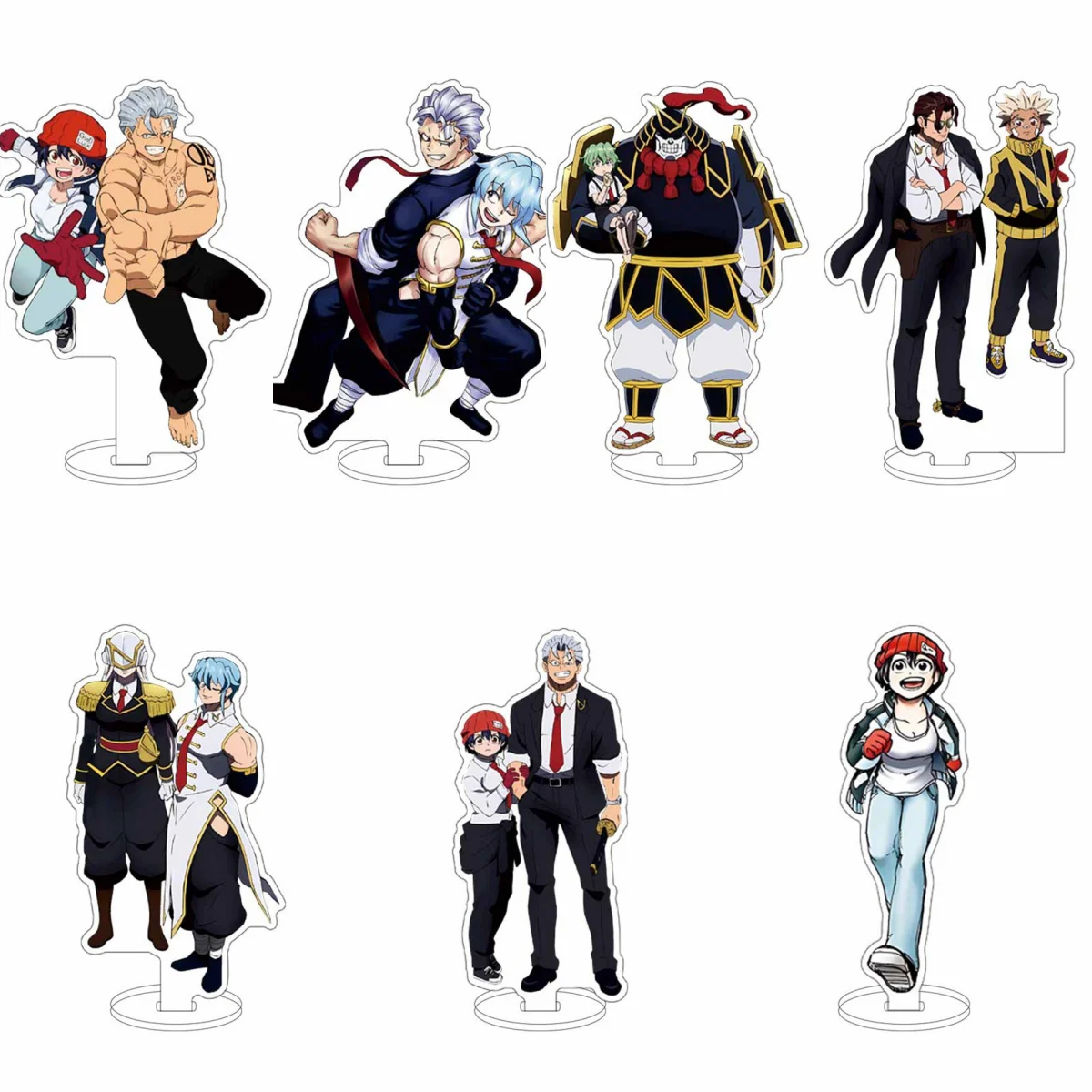 15CM Anime Undead Unluck  Acrylic Keychain Model Cosplay Charm Characters Ornament Accessories Goods Collection Gifts