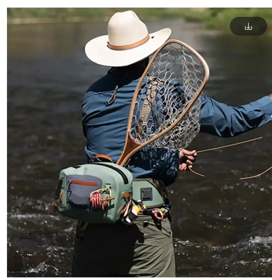 Поясная сумка для рыбалки нахлыстом, поясная сумка для хранения снастей, универсальная водонепроницаемая сухая сумка через плечо для каноэ, серфинга, каякинга