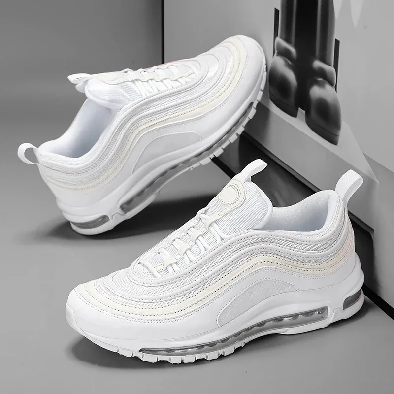 

Street style New Air Cushion Shoes Men's and Women's Solid Color Sports Retro Summer Casual Shoes, 1906-Fashion