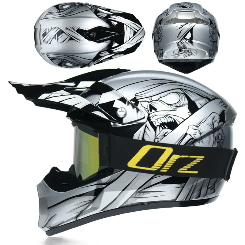 Casque intégral ultra léger et respirant pour vélo de montagne, casque de cross-country, casque d\'équitation DH drop, tout-terrain