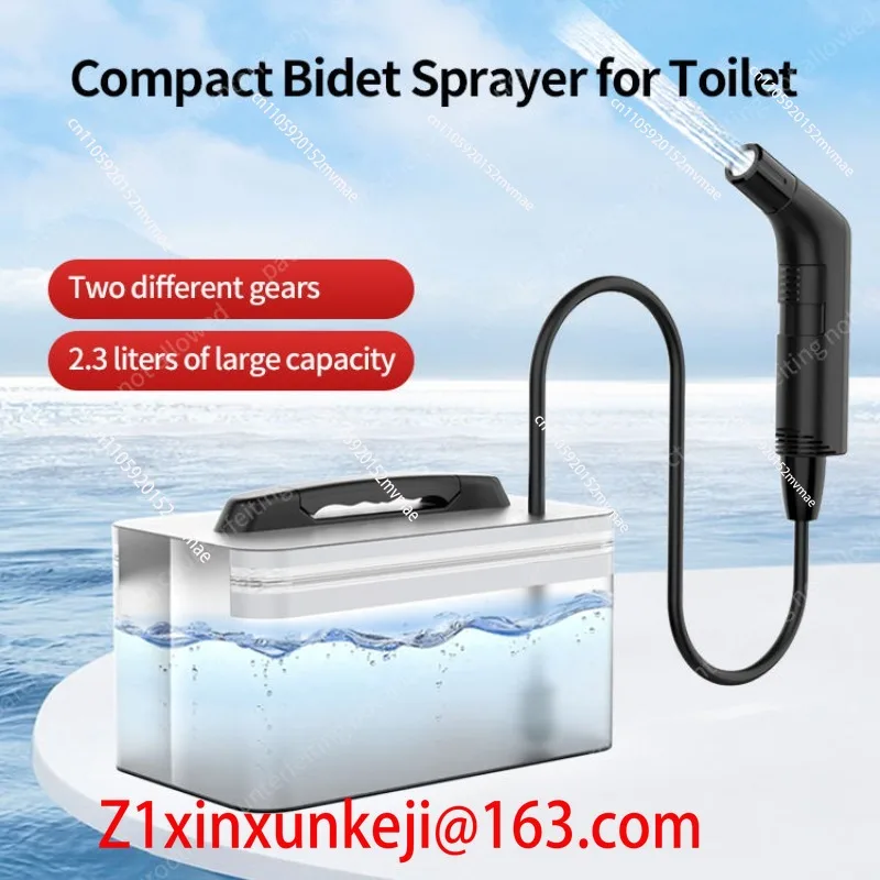 Compact Design All-in-one Cleaning Set Toilet Shattaf Latest Portable Travel Bidet Sprayer