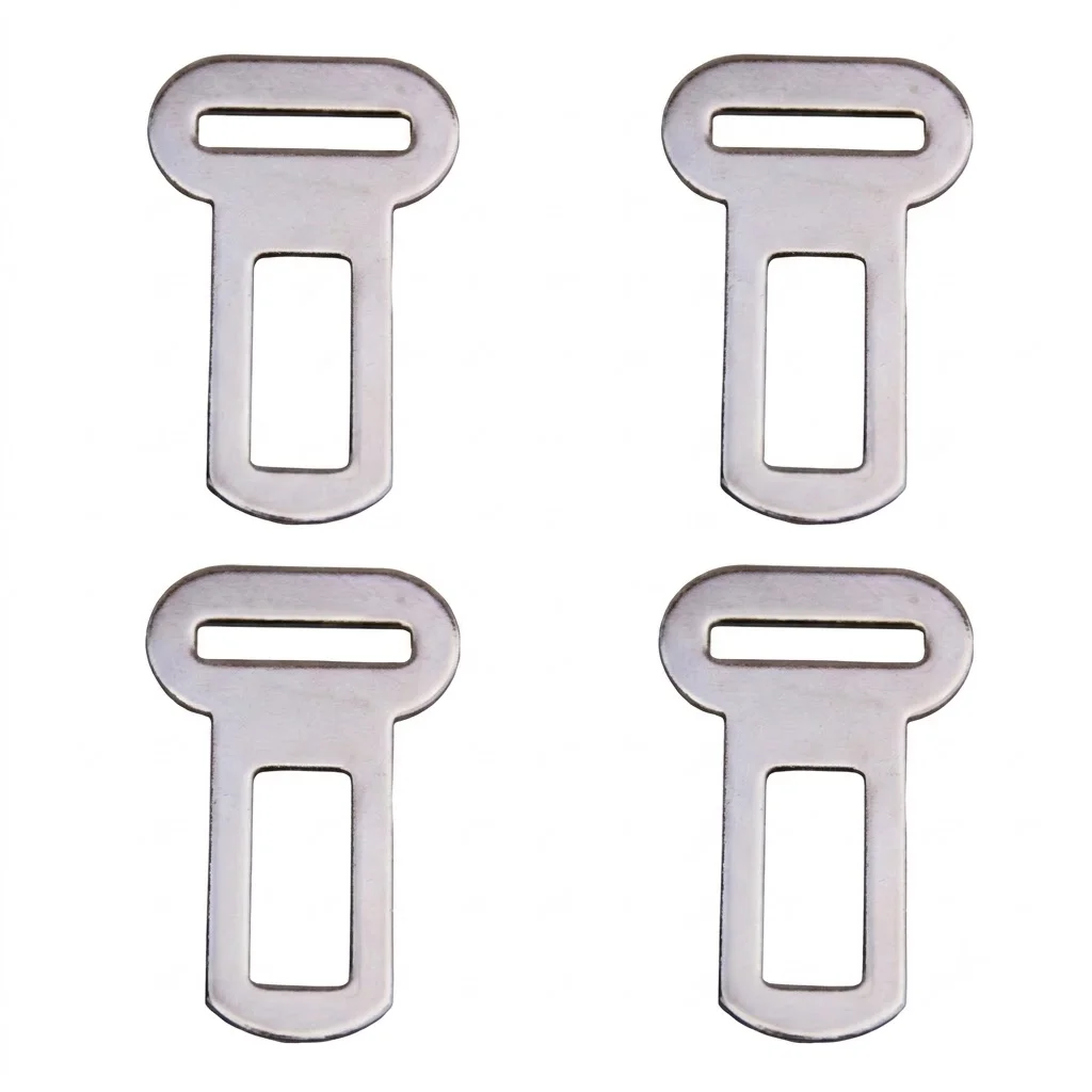 2/4 Haustier-Sicherheitsgurtadapter - Metallclips für Haustierleinen, kompatibel mit LKW- und Autositzen