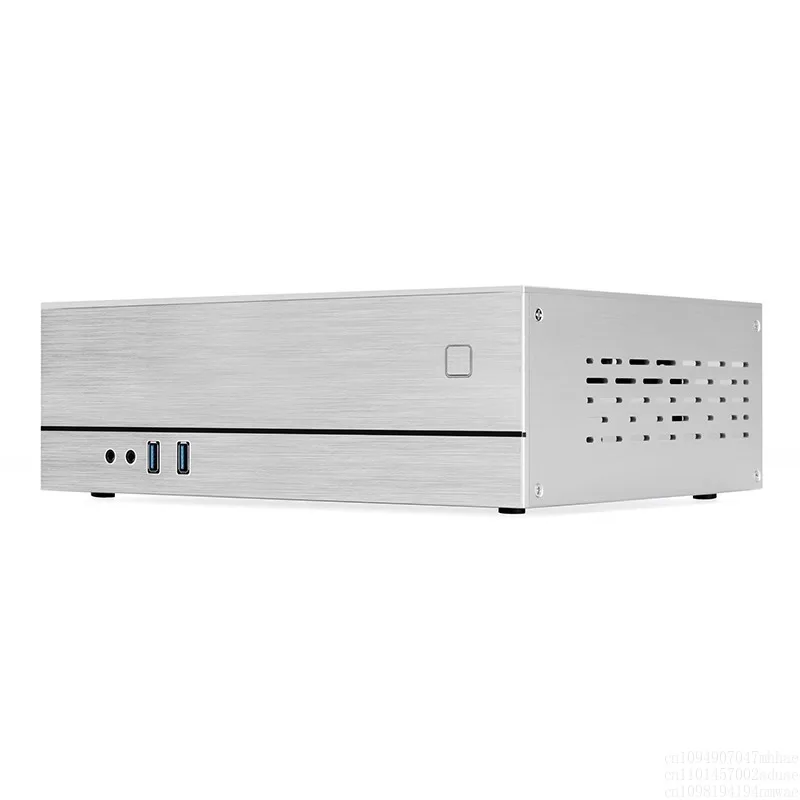 

XQBOX A02 Aluminum Shell Iron Architecture Chassis HTPC Horizontal ITX Mini Chassis, Half-height Graphics Card