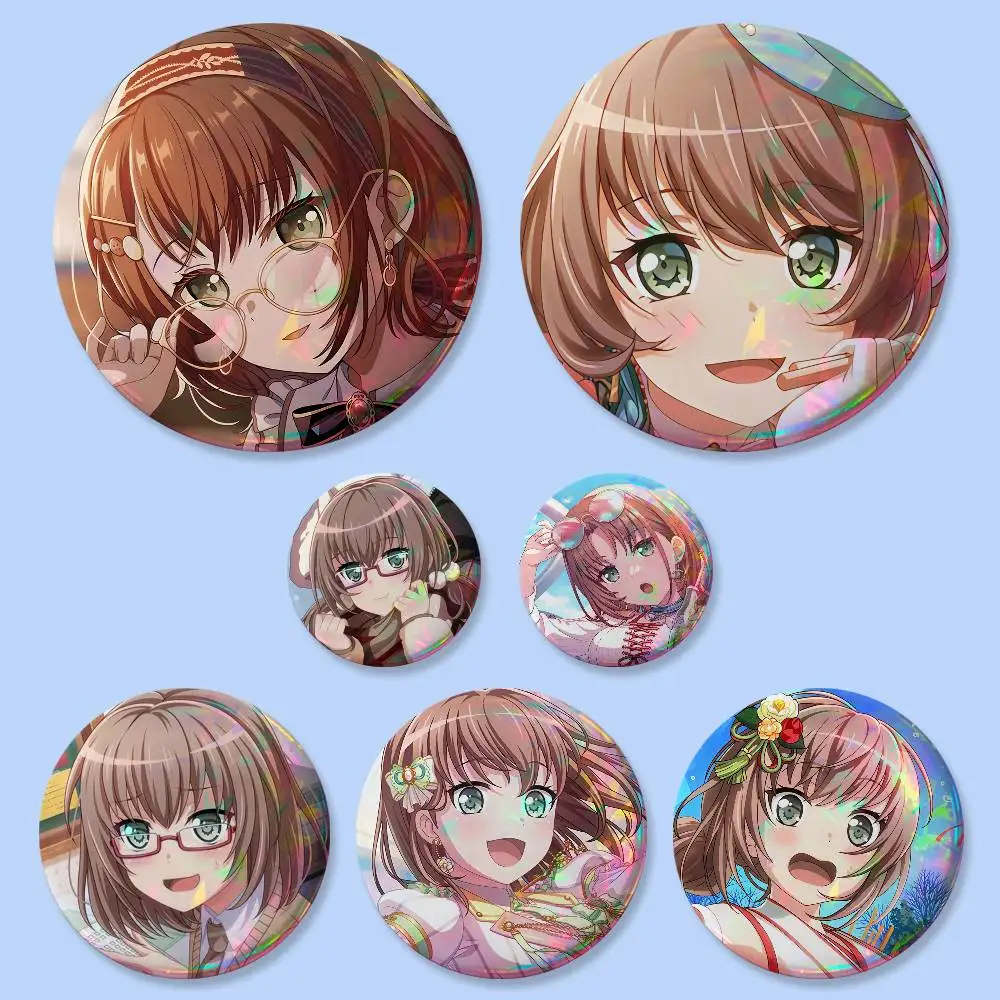 Yamato Maya BanG Dream Anime Badges 25 32 44 58 75 Mm Round Cosplay Pin Bag Decor Fans Collect Friends Gifts Brooch Souvenir