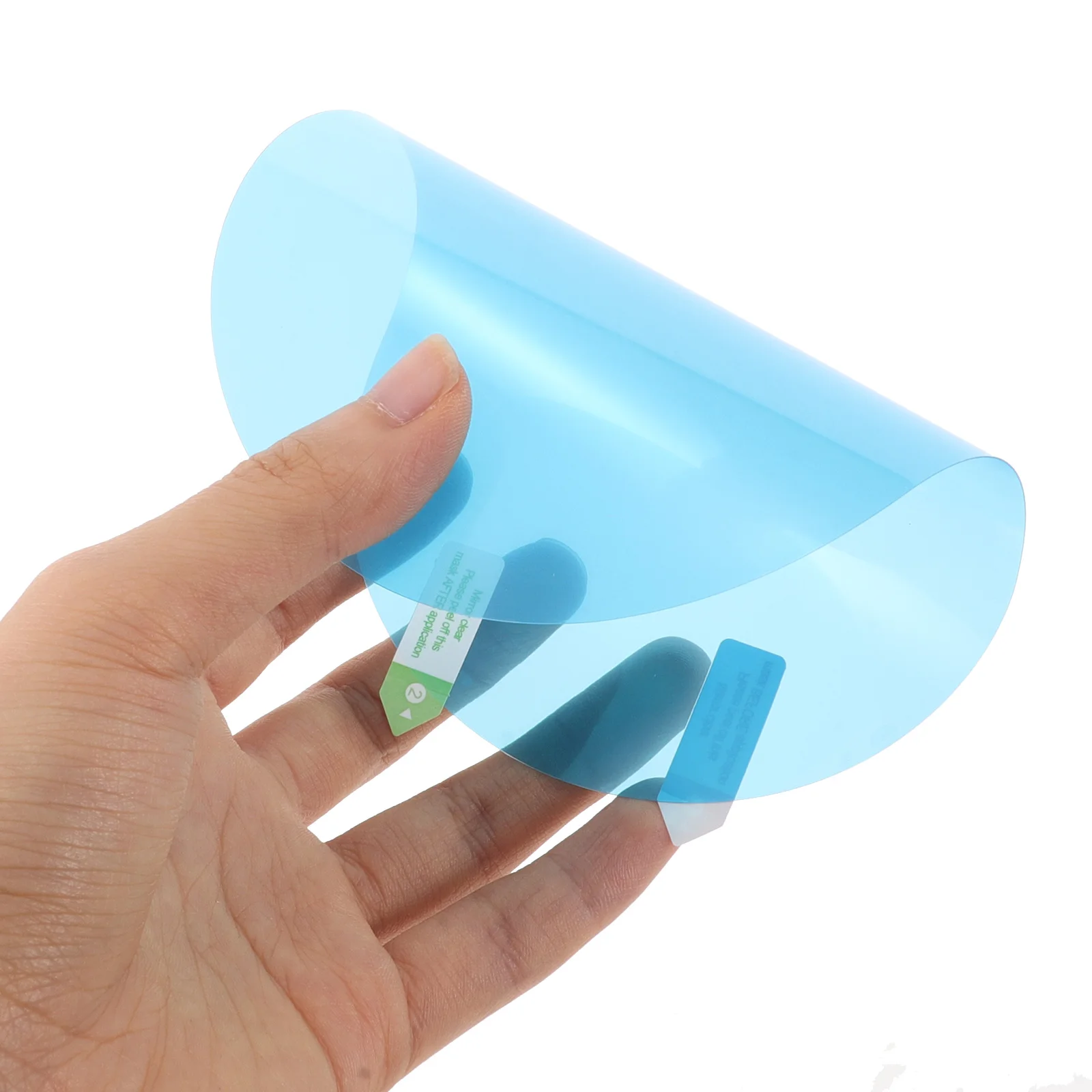 

2 Pcs Universal Rear View Mirror Rainproof Film The Pet Anti-fog Protective Stickers