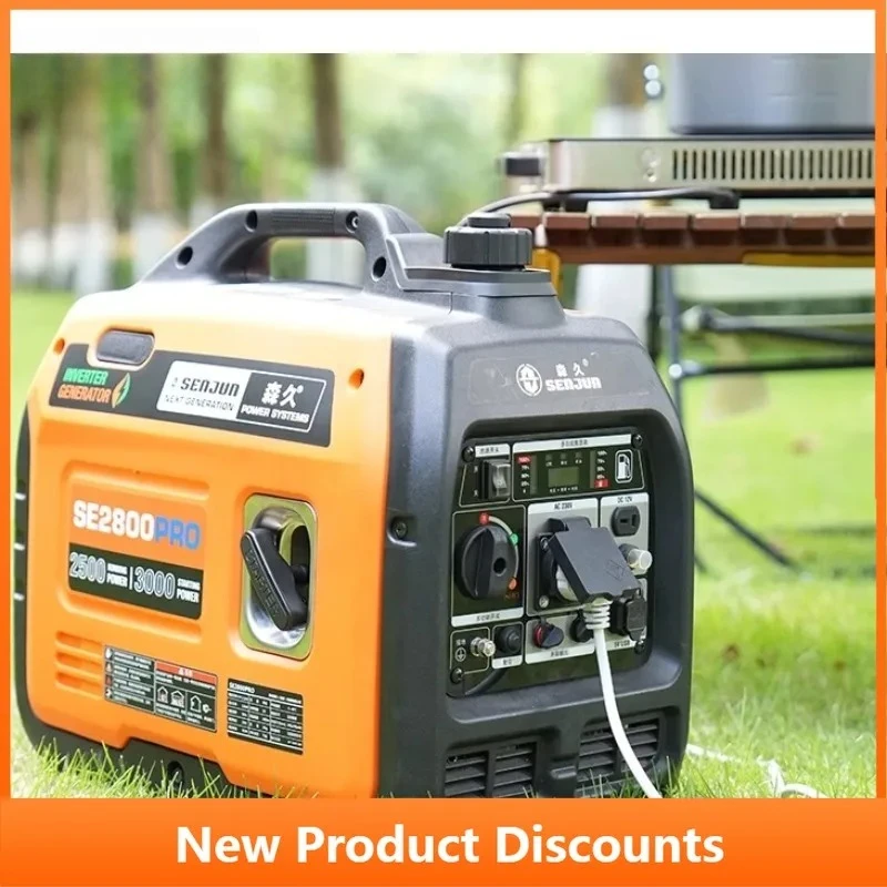 Generator Small Household Silent Frequency Conversion 220v Outdoor High-power Power Supply Camping Portable