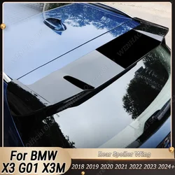 For BMW X3 G01 X3M 2018-2024+ High Performance Car Rear Trunk Roof Fixed Wind Spoiler Wing Tail Body Kits Decoration Tuning