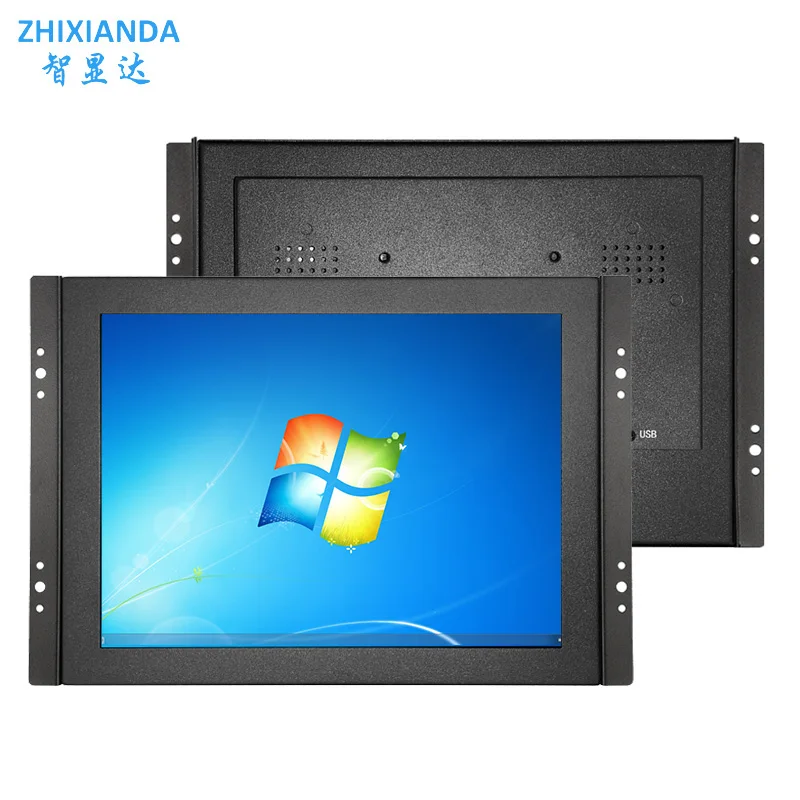 

Zhixianda 10.4 Inch 1024*768 Open Frame Monitor Capacitive Touch Industrial LCD Display With HDMI VGA USB Interface