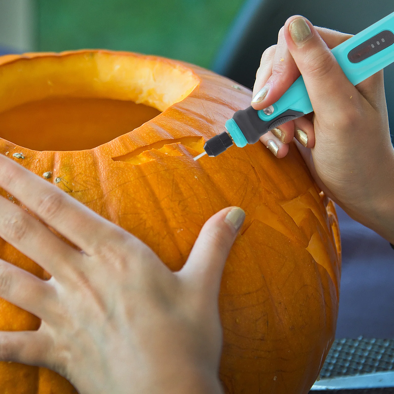 

1Set Electric Grinding Pen Comfortable Grip Three Speed Engraving Tool for Jewelry Jade Wood Metal Portable Polishing Engraver