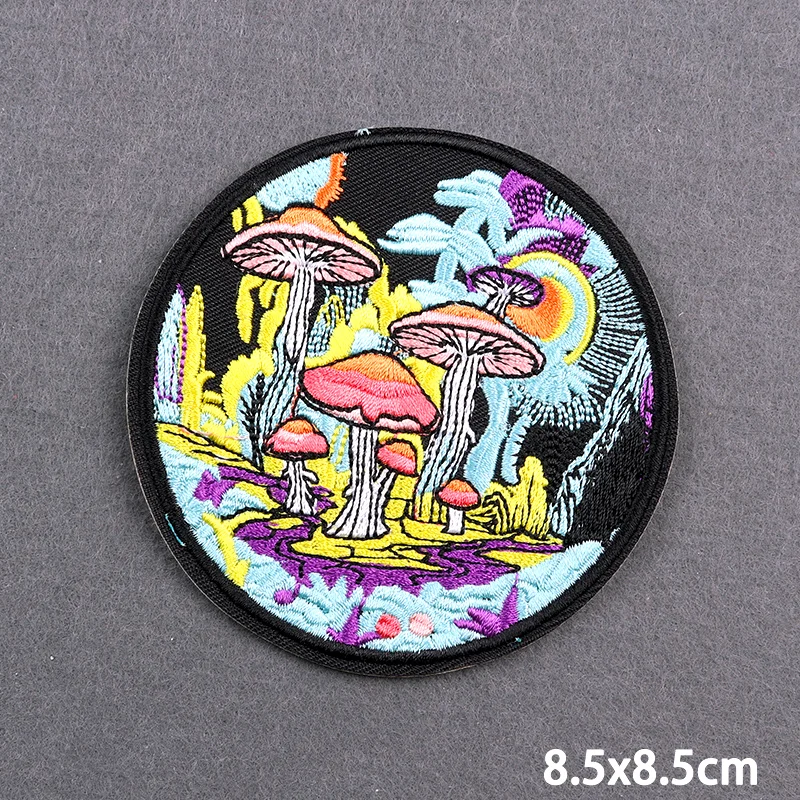 Parches bordados Love Conques para ropa Hippie, parche para planchar, parches tácticos para pantalones vaqueros, pegatinas con emblema de roca, apliques DIY