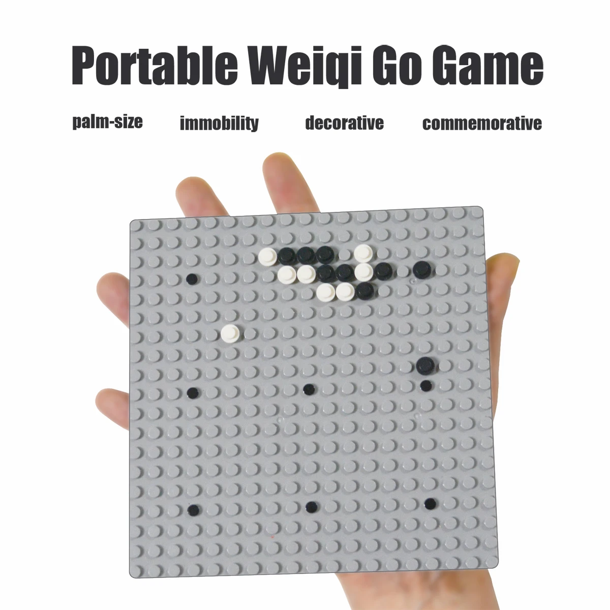 MINI portatile Weiqi Go Game Pocket Go giochi da viaggio Gomoku Board Battle da tavolo Giochi per famiglie Giocattoli Comodo da trasportare