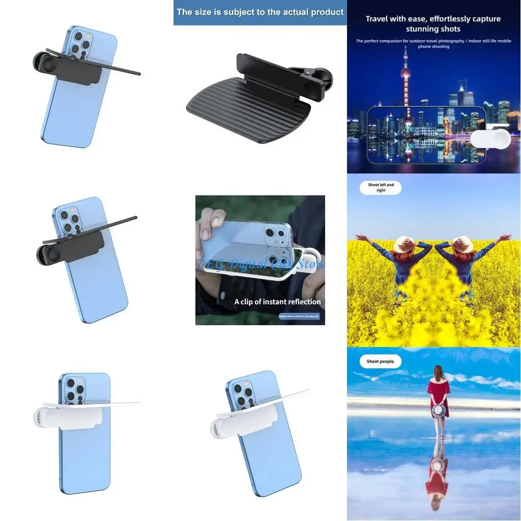 

U75B Multiple Adjustable Reflectors ABS Construction AntiSlip Base For Most Devices